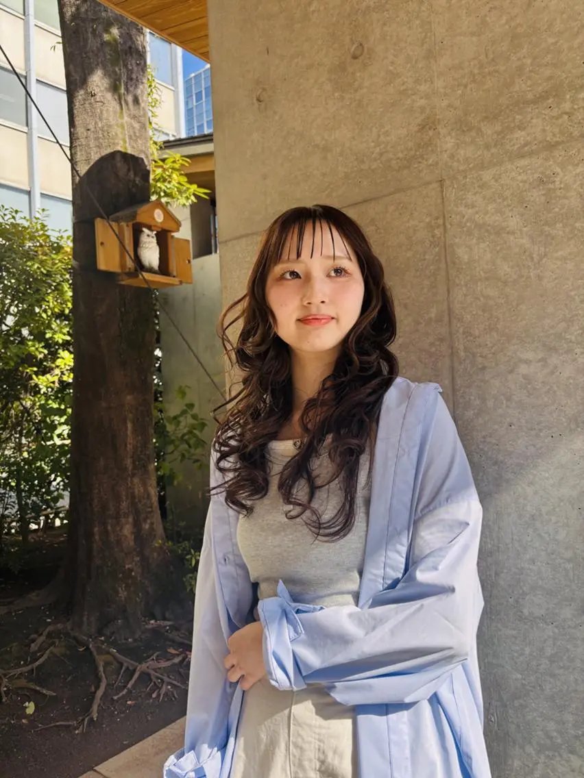 セミロング ボブ くびれヘア 顔周りカット くびれレイヤー レイヤーカット 【公式】amble luxe池袋東口🩷のヘアスタイル