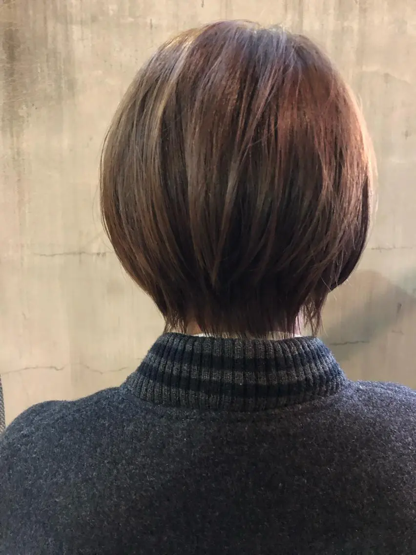 ショート ショートボブ ボブ くびれヘア ショートヘア 千葉 郁也のヘアスタイル
