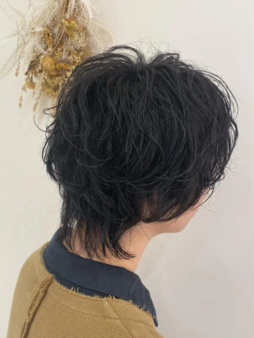 パーマ メンズ 銀座メンズ専門🖤 叶奈々のヘアスタイル