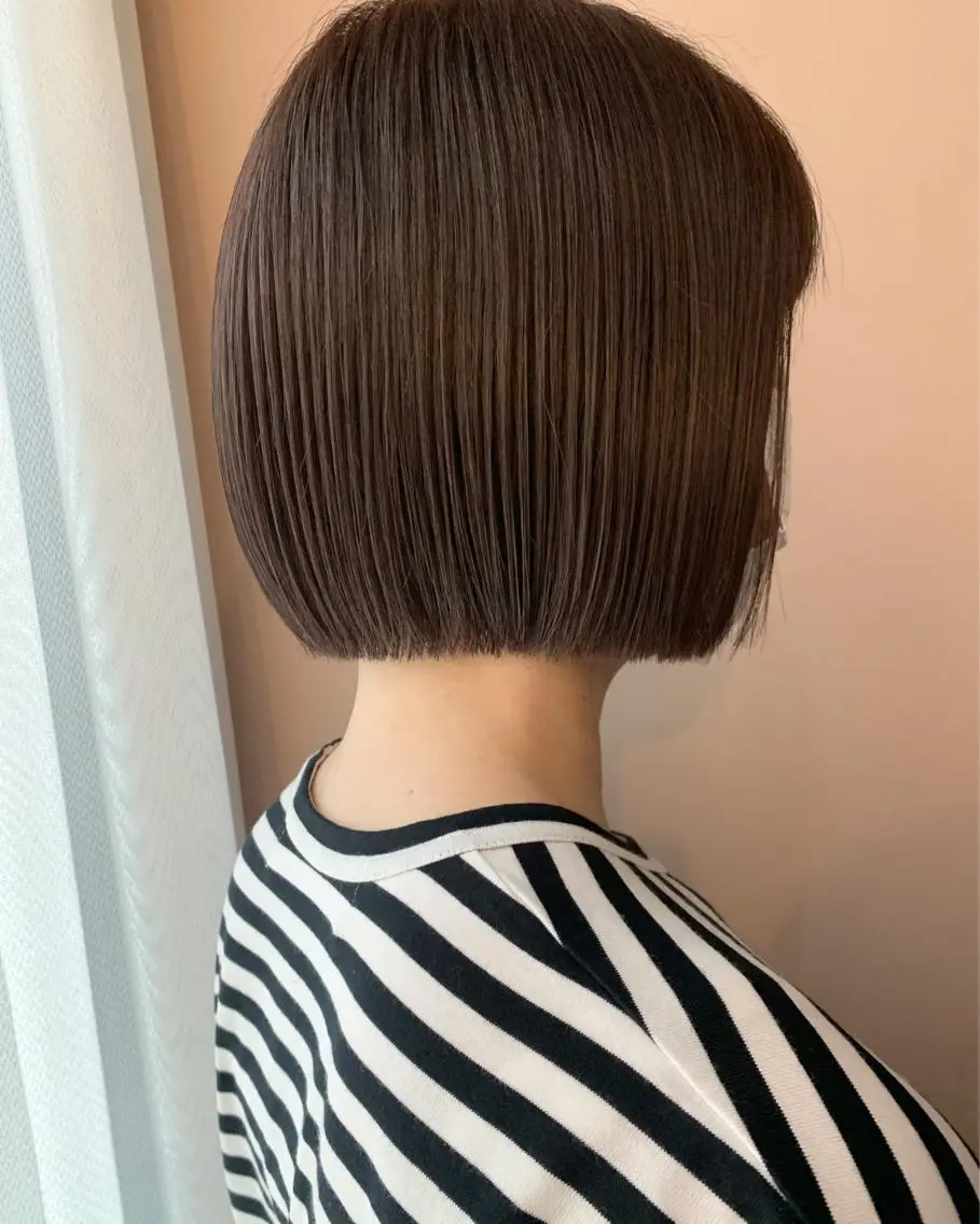 ショート カラー ベージュカラー ラベンダーカラー ラベンダーベージュ ボブ hubhair レイヤー/透明感のヘアスタイル