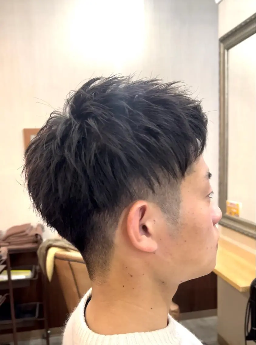 メンズ アップバング 🧸メンズ専門🧸 蛯名修人のヘアスタイル