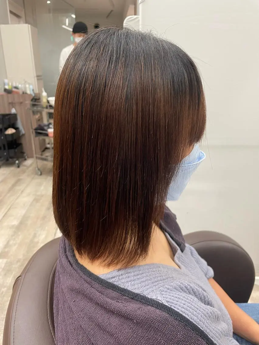 ミディアム トリートメント 松田 響のヘアスタイル