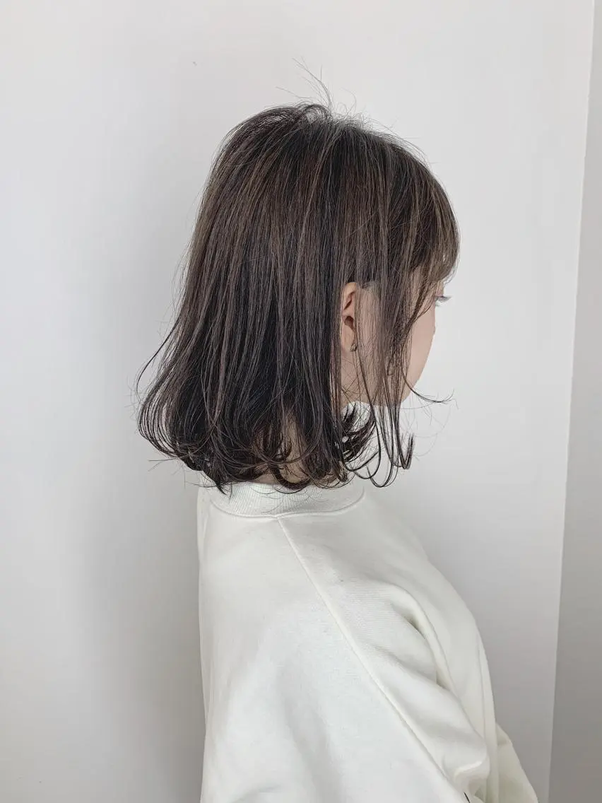 ミディアム カット ヘアカラー トリートメント 🌿大内雅斗 🌿韓国ヘアのヘアスタイル