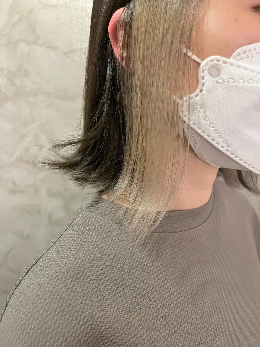 ミディアム カラー ヘアカラー 透明感カラー/ ブリーチ無し/RYOのヘアスタイル