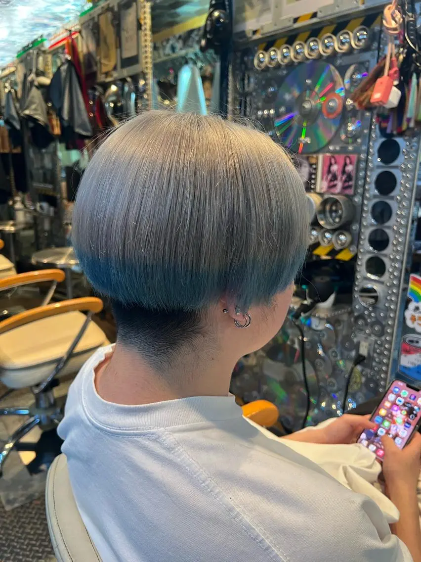 ショート カラー メンズ カット ヘアカラー KOYA コヤのヘアスタイル
