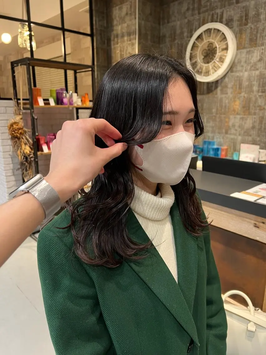セミロング 🔥メンズパーマ🔥 鈴木 翔斗のヘアスタイル