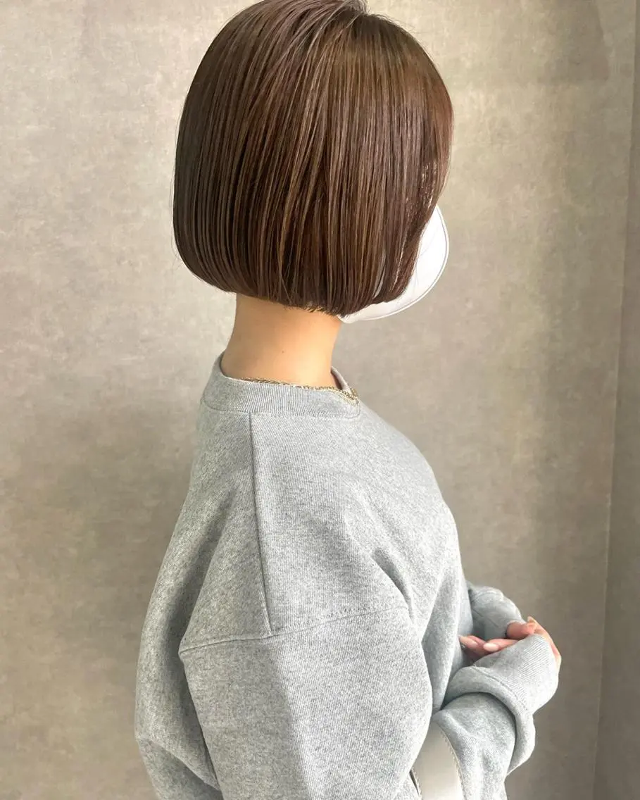 ショート ボブ ショートヘア 河原 亮のヘアスタイル
