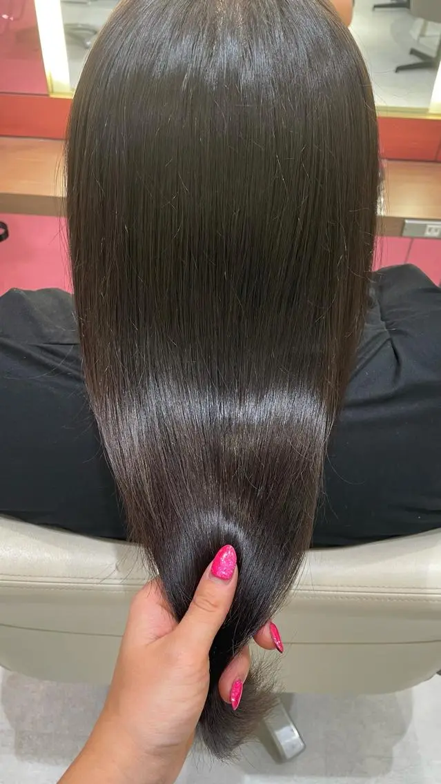 ロング パーマモデル募集🌈 森脇帆南のヘアスタイル