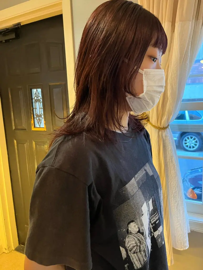 ミディアム カラー eri kinjoのヘアスタイル