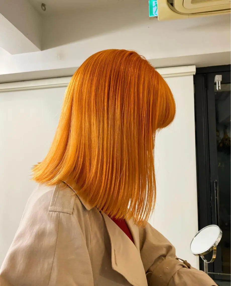 ミディアム カラー ヘアアレンジ Flamme Annaのヘアスタイル