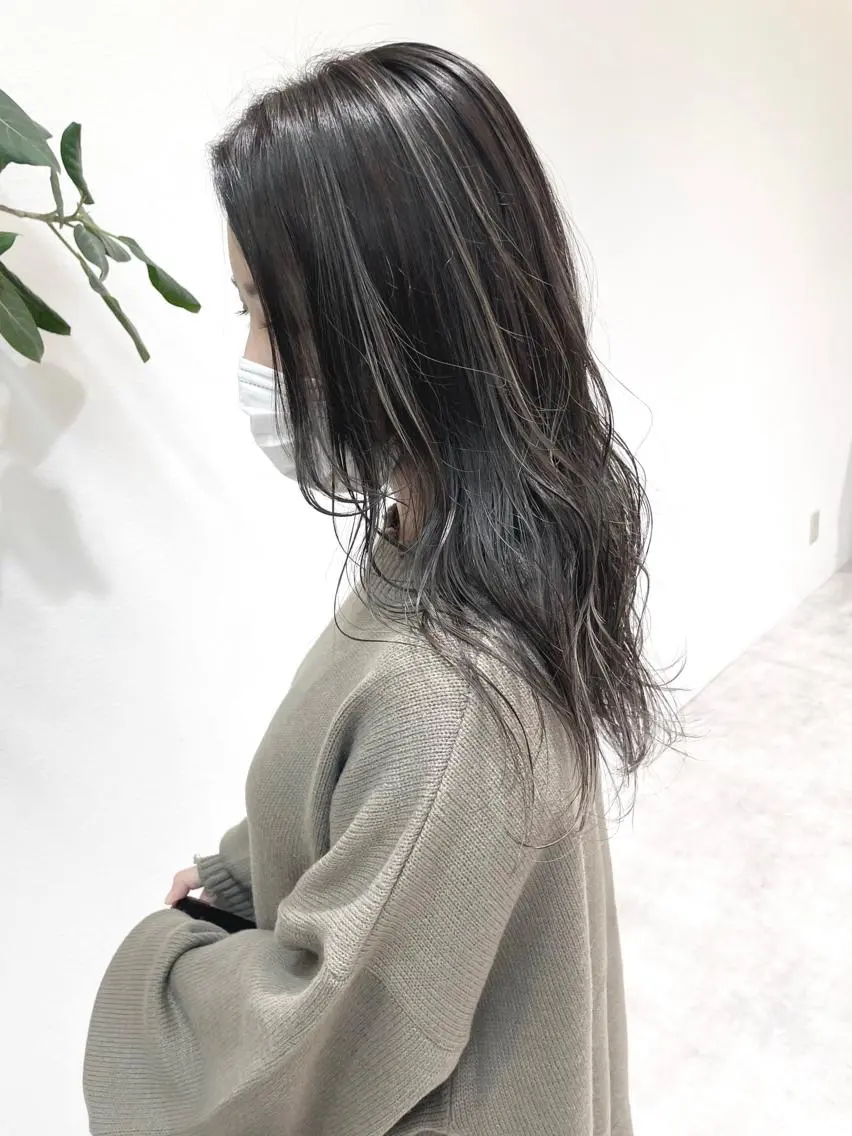 セミロング カラー ハイライトカラー ハイライト 田中大星 /ボブ 縮毛矯正のヘアスタイル