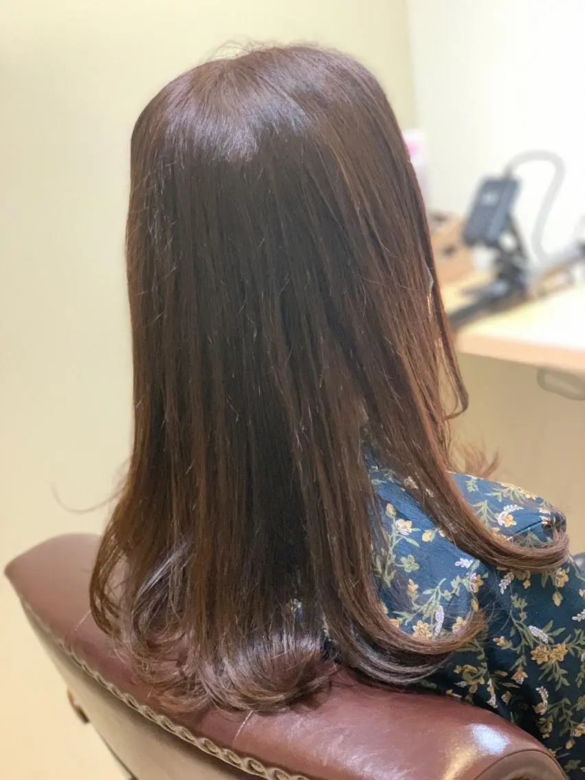 ロング パーマ 髪質改善 酸性ストレート ストレートパーマ カット 縮毛矯正 トリートメント 北川 拓也のヘアスタイル