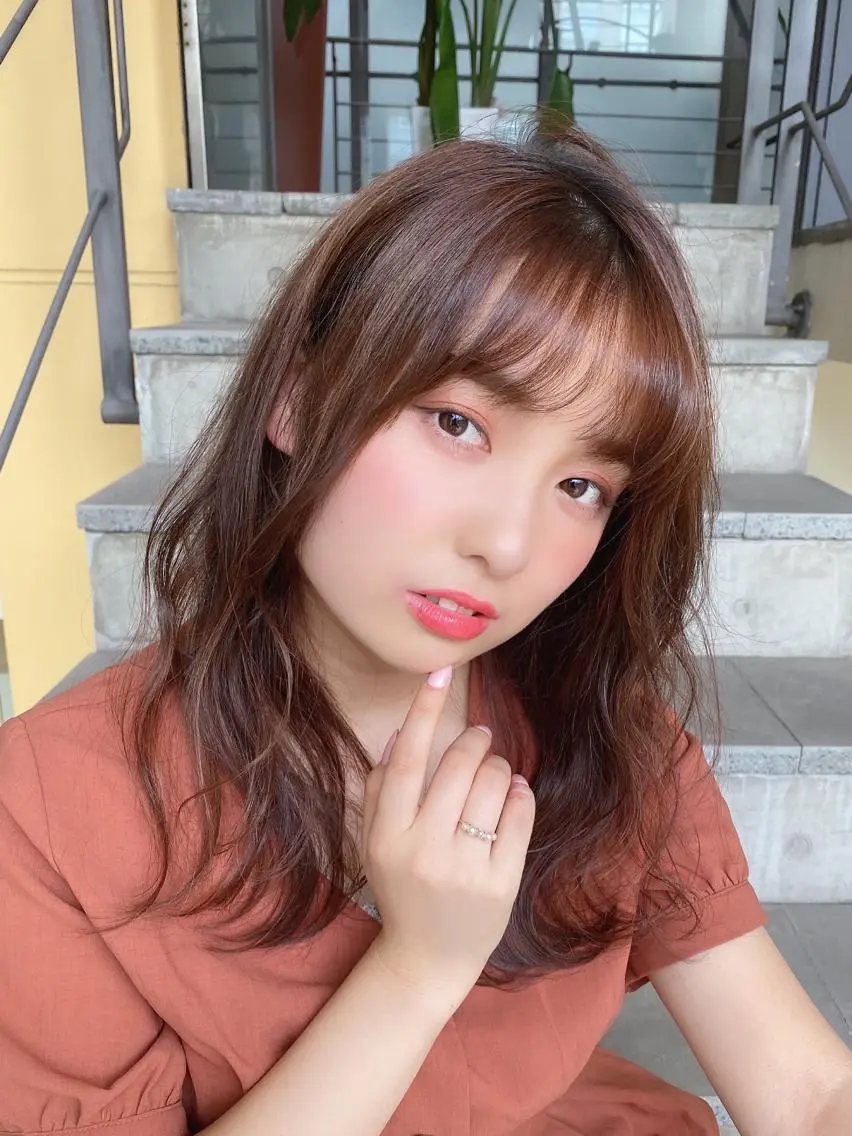 セミロング カット ヘアカラー トリートメント 🌟モテ髪ショート 🌟店長 津賀涼のヘアスタイル