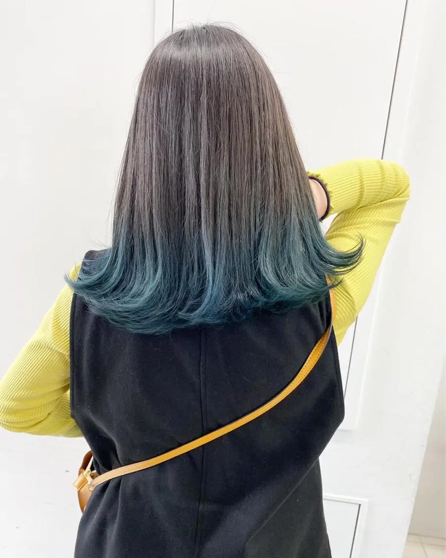 カラー グラデーションカラー ヘアカラー トリートメント ⭐️無料!カット モデル募集⭐️夕貴のヘアスタイル