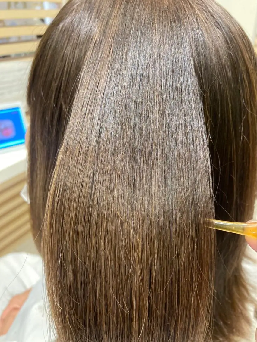 セミロング 髪質改善 トリートメント KIZUNA キズナのヘアスタイル