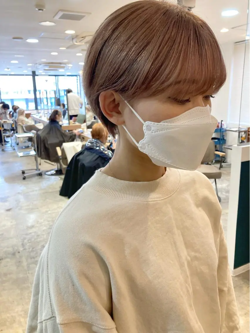 ショート ショートヘア カット ヘアカラー カラーリスト菅野 竜矢🌈のヘアスタイル