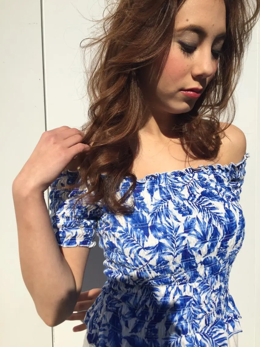 カラー ブラウンカラー オレンジ オレンジブラウン カット トリートメント ヘッドスパ ヘアセット 🌸スタイリスト 山浦美恵のヘアスタイル