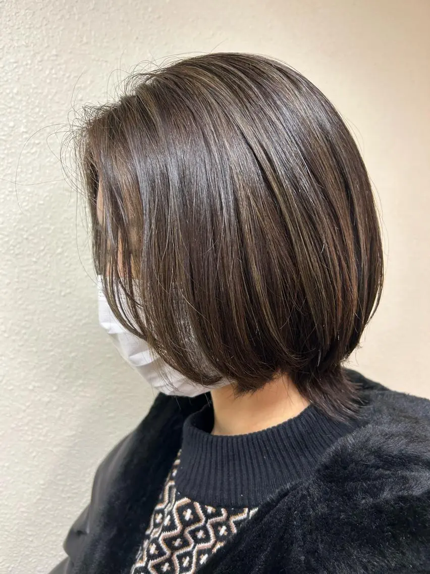 ショート カラー ハイライトカラー ハイライト ショートヘア ウルフカット 縮毛矯正/艶カラー/ ikedaのヘアスタイル