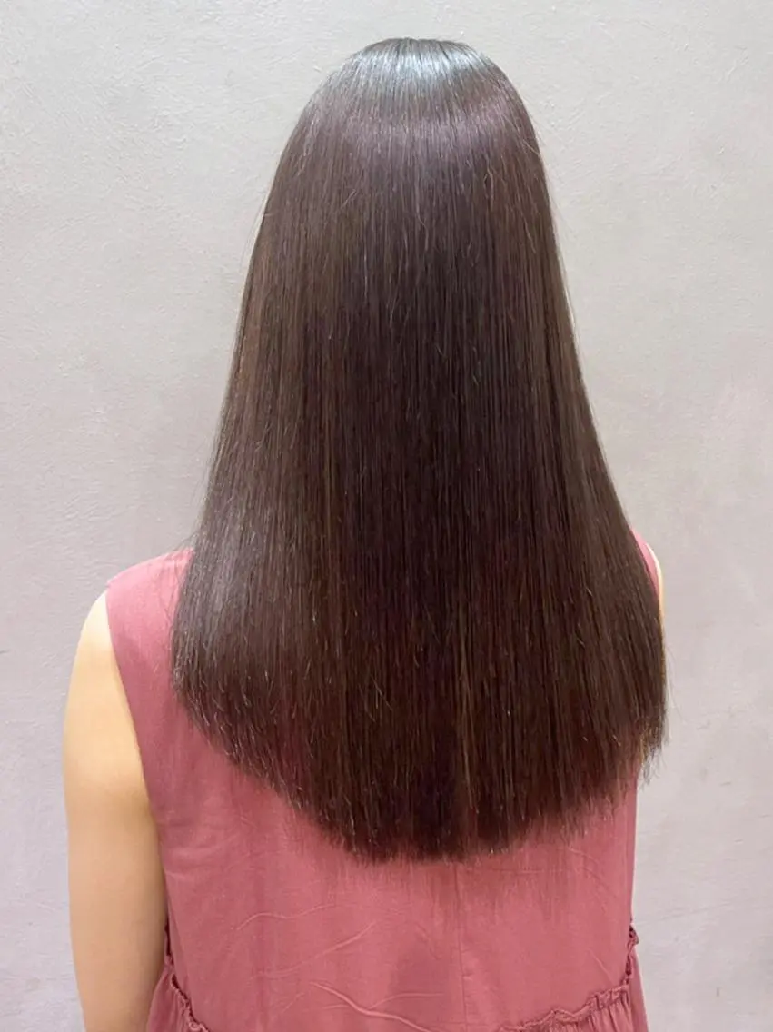 セミロング カラー パーマ ヘアアレンジ 髪質改善 ITbyALBUM 下北沢店のヘアスタイル