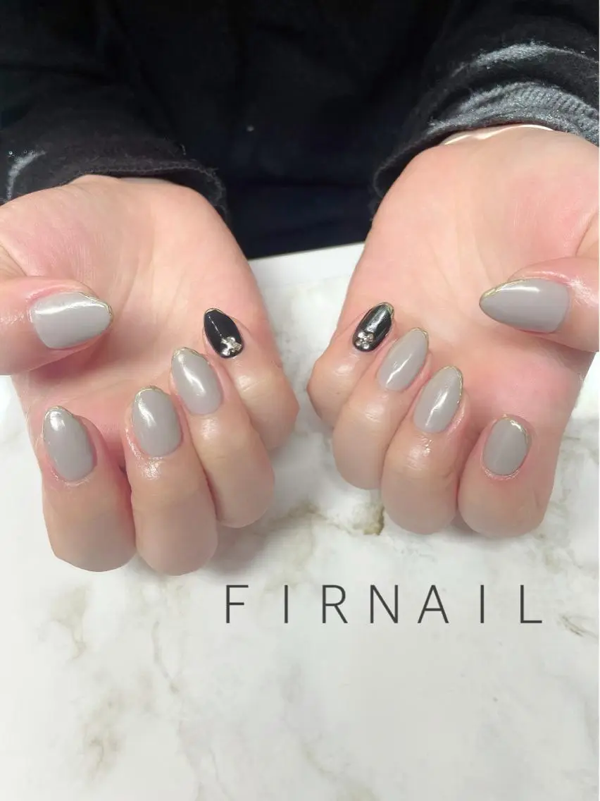 ネイル ラメ(グリッター) ハンドネイル ハンドケア fir_ nail_のネイルデザイン