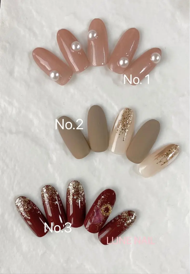 セミロング ネイル シンプルネイル ハンドネイル LUNE NAILのその他イメージ
