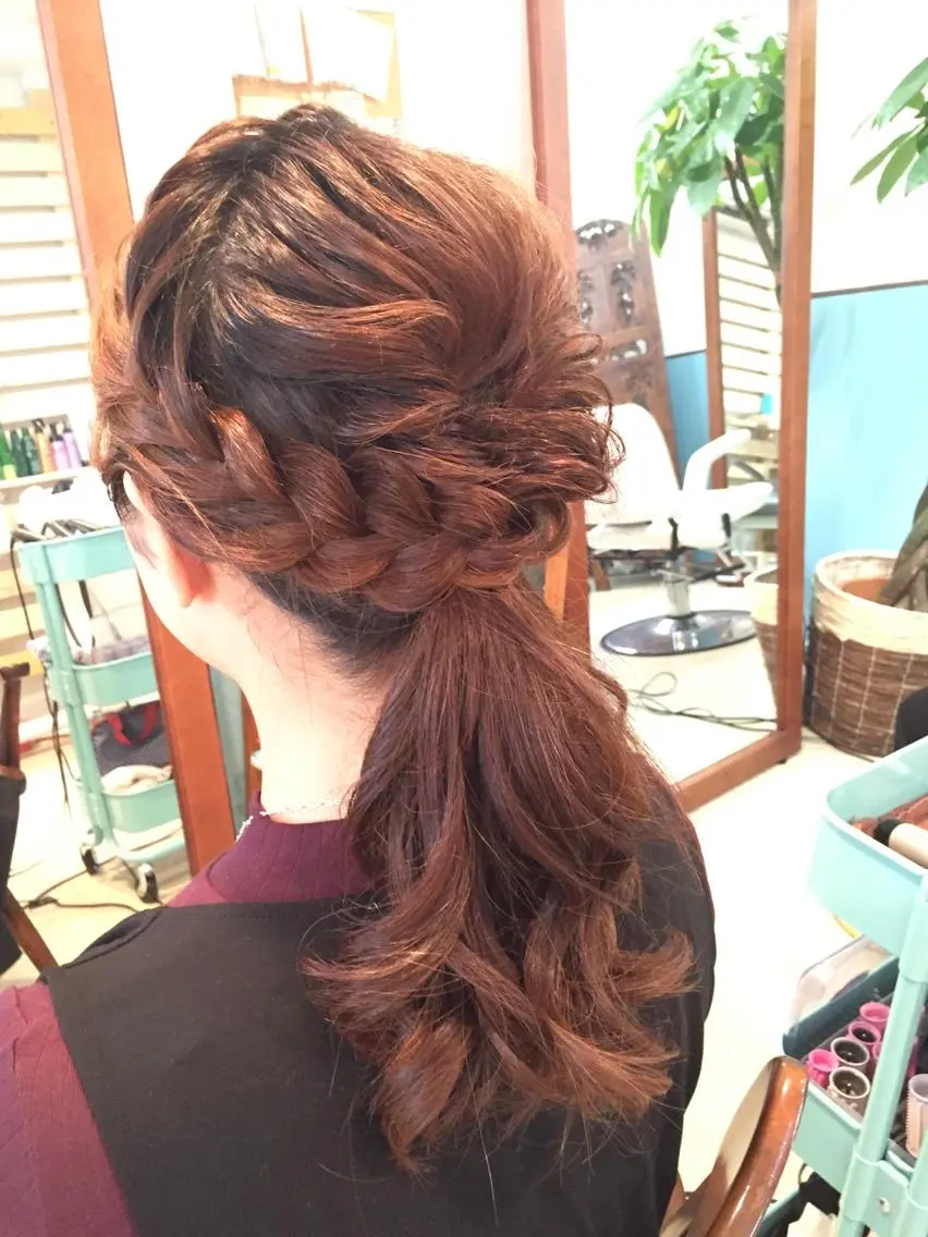 ショート ミディアム セミロング ロング ヘアアレンジ 早朝✨ヘアセット 着付け/清水玲歌のヘアスタイル
