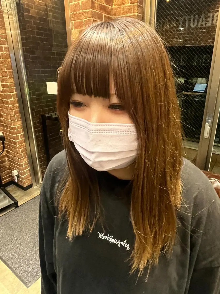 ミディアム カラー パーマ ヘアアレンジ メンズ キッズ ネイル マツエク・マツパ アイブロウ メンズブリーチ メンズハイライト メンズインナーカラー メンズ韓国風 ブリーチ 久木原 ゆりのヘアスタイル