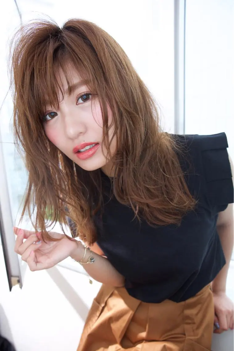 セミロング 高瀬 信幸のヘアスタイル