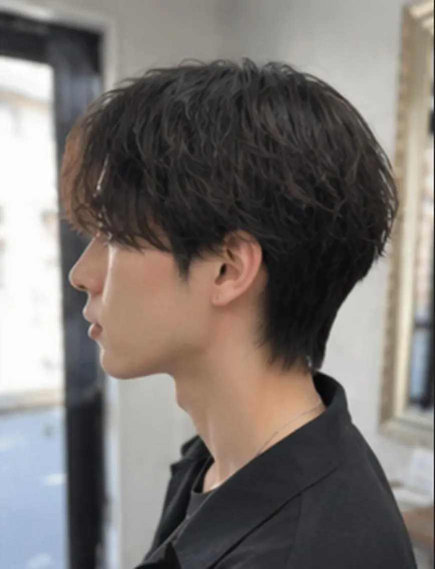 ショート メンズ パーマ Men's Lienのヘアスタイル