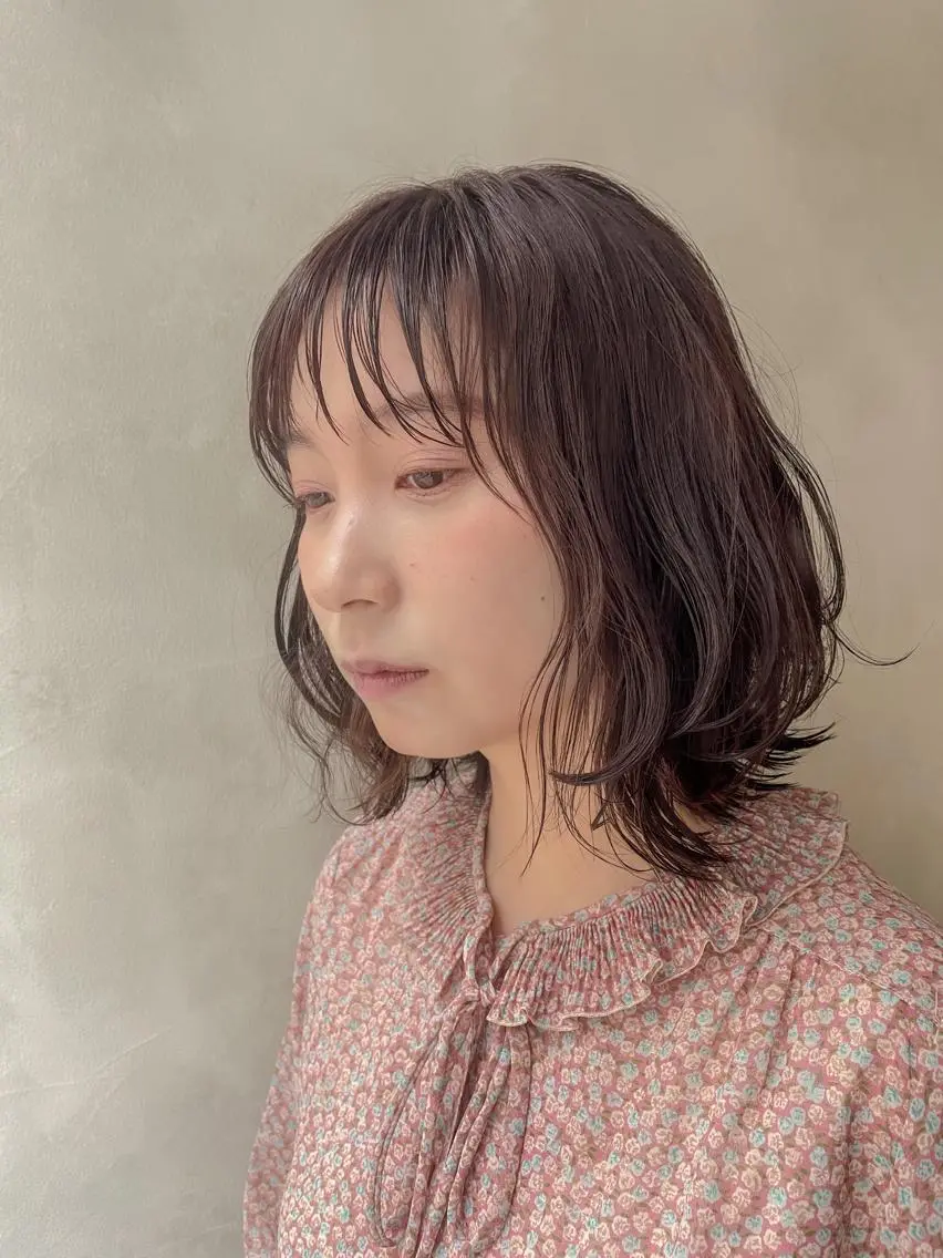 ショート カラー レイヤーカット シースルーバング 【似合わせカット】 松尾一気のヘアスタイル