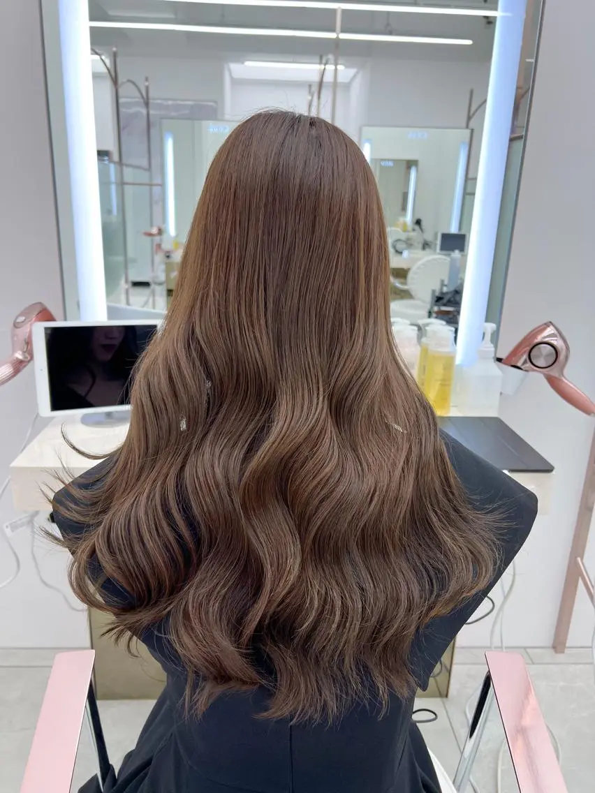 ロング ヘアカラー トリートメント 透明感カラー/ 髪質改善/kuroのヘアスタイル