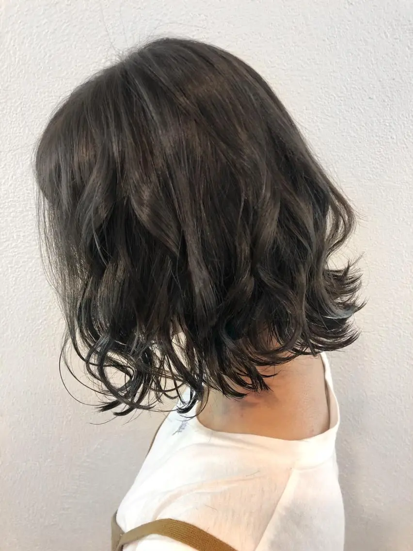 カラー ダークグレー ダークグレージュ グレージュ 髪質改善特化【荻窪】 RYOTOのヘアスタイル