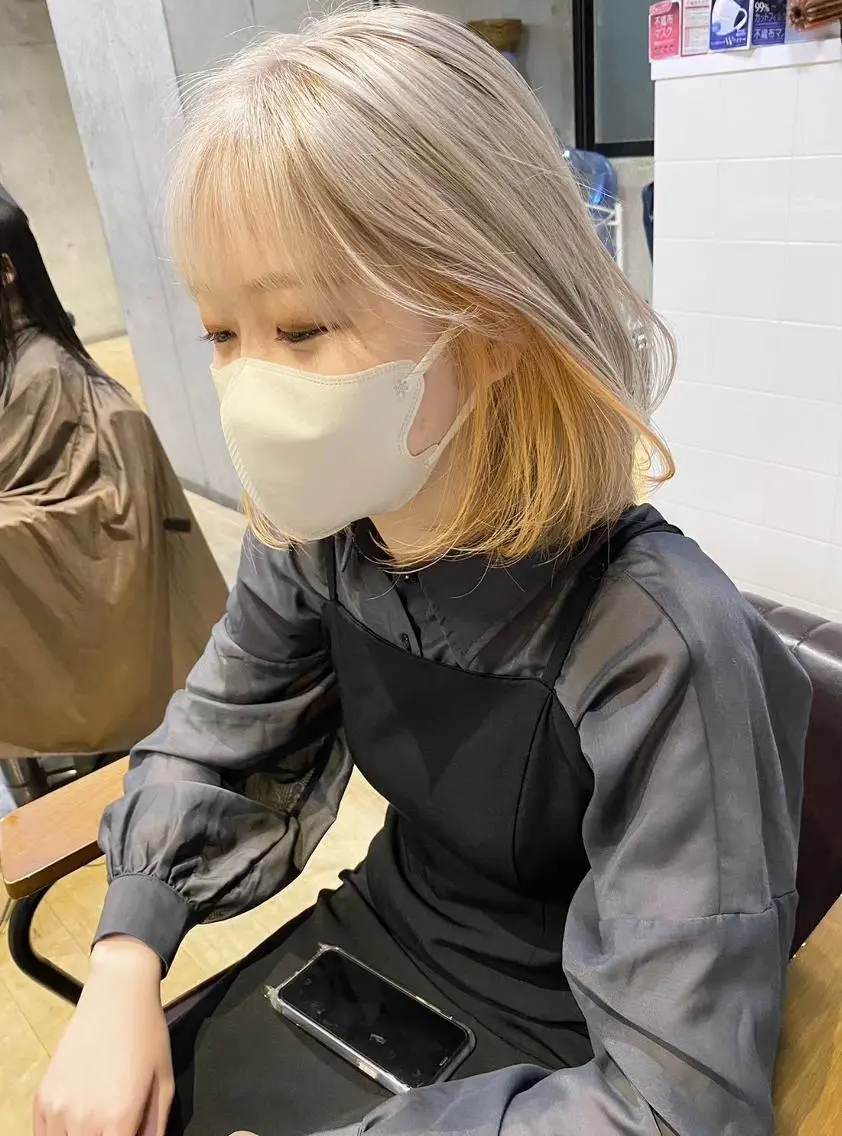 ミディアム カラー 🎀ダブルカラー🎀 ♡Kanon♡のヘアスタイル