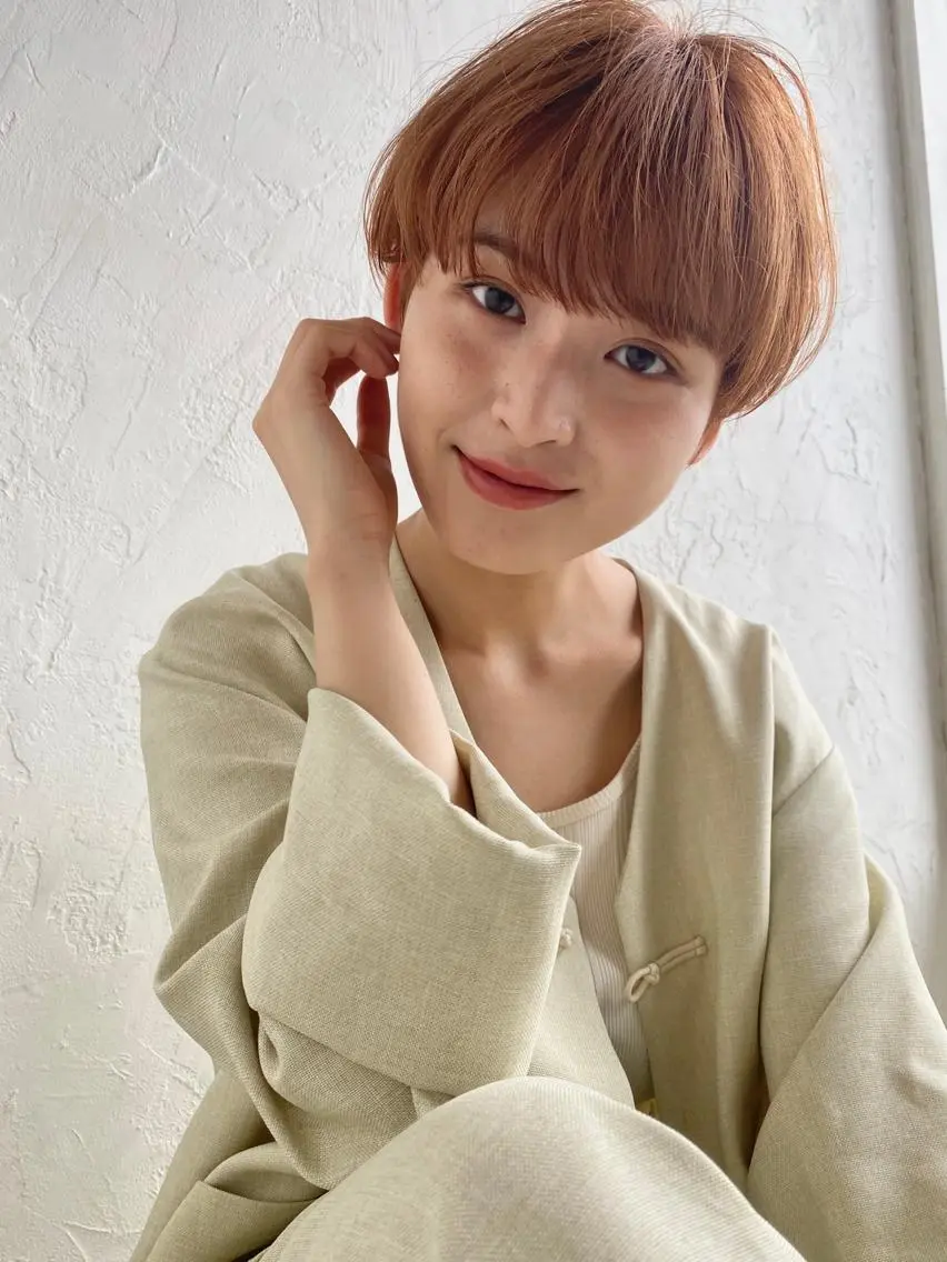ショート カラー 五十嵐ゆり 美髪カラー 武蔵小杉のヘアスタイル