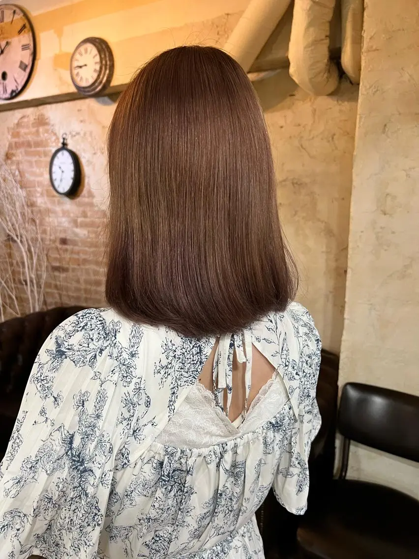 セミロング 🌼🌿 百瀬知未🌿🌼のヘアスタイル