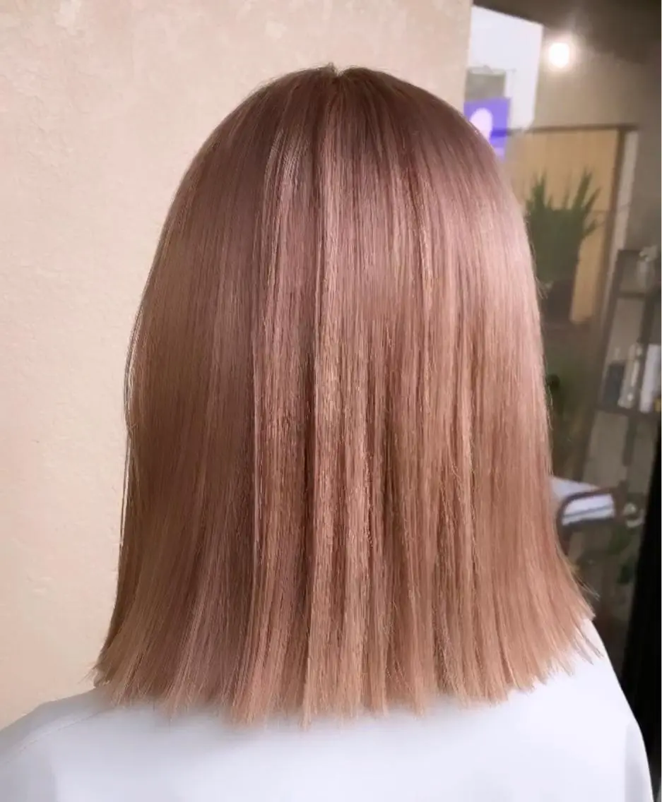 ミディアム カラー ヘアカラー トリートメント 🌈艶ハイトーン🌈 心を込めます🤝涼介のヘアスタイル