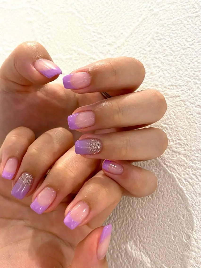 ネイル アートネイル フレンチネイル グラデーション ハンドネイル Ann nailのネイルデザイン