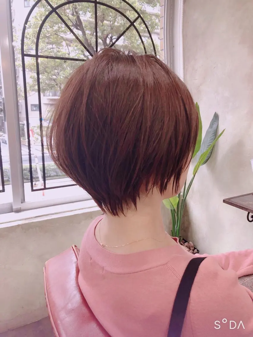 ショート 髪質改善✨ストレート オグ✂️/ショートのヘアスタイル