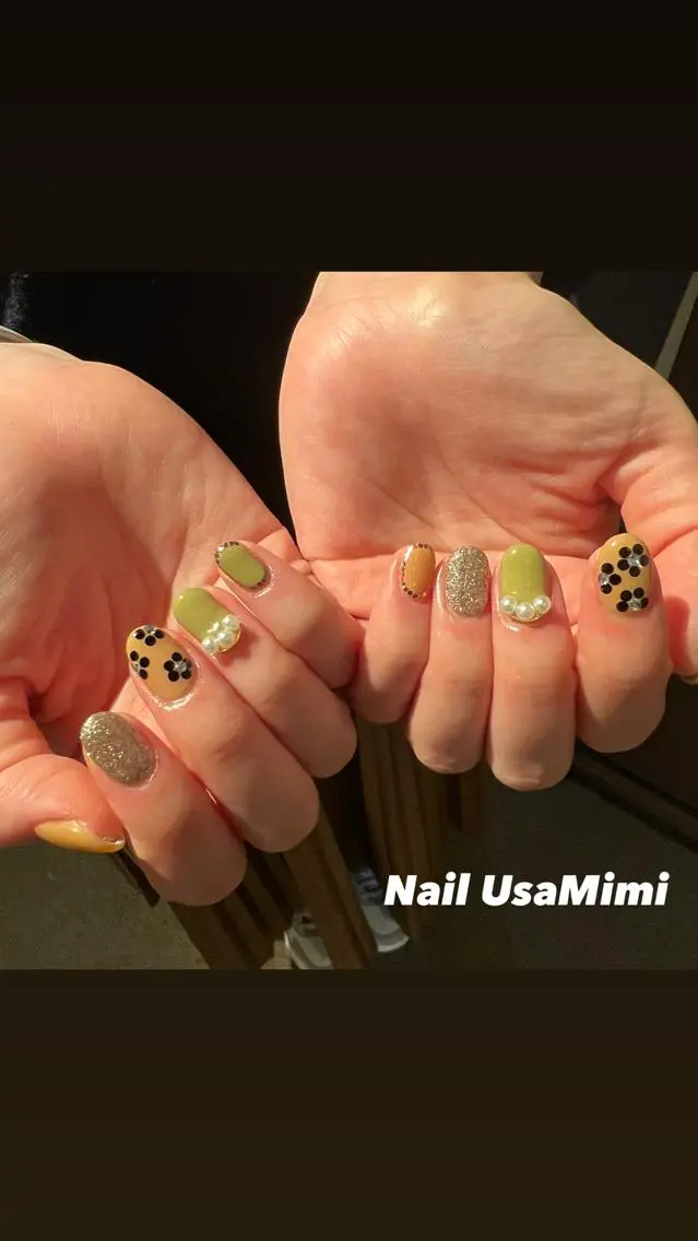 ネイル クリアネイル フットネイル ジェルネイル マグネットネイル 持ち込み 本町ネイルNail UsaMimiのネイルデザイン