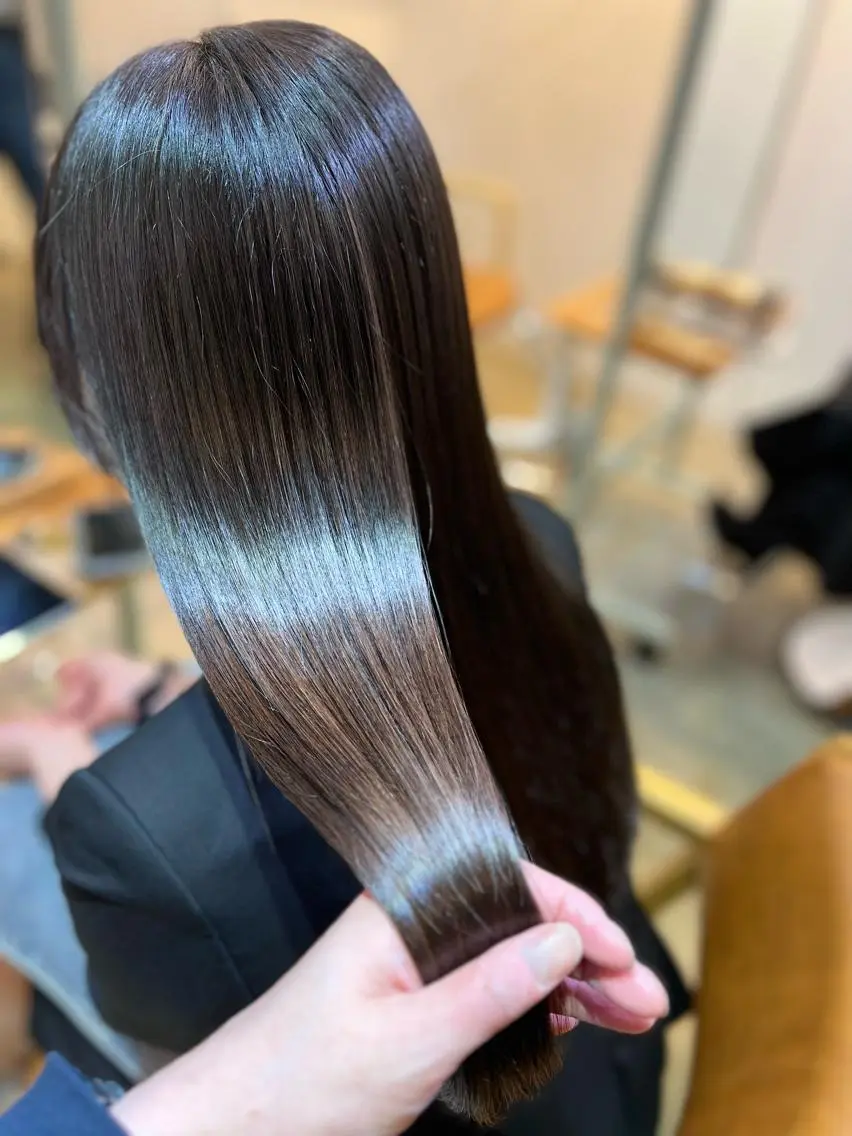 ロング 縮毛矯正&髪質改善 ⭐️OGUのヘアスタイル
