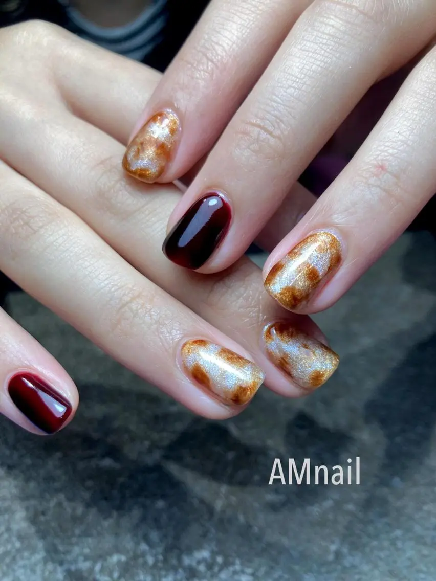 ネイル アートネイル 持ち込み ハンドネイル Am:nail 柏 SUE（スゥ）のネイルデザイン