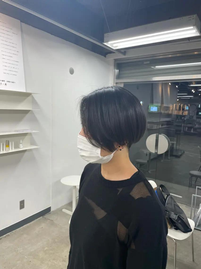 ショート ショートボブ ボブ ショートヘア 縮毛矯正 🥀似合わせ🥀 柔らかカラー・タイトのヘアスタイル