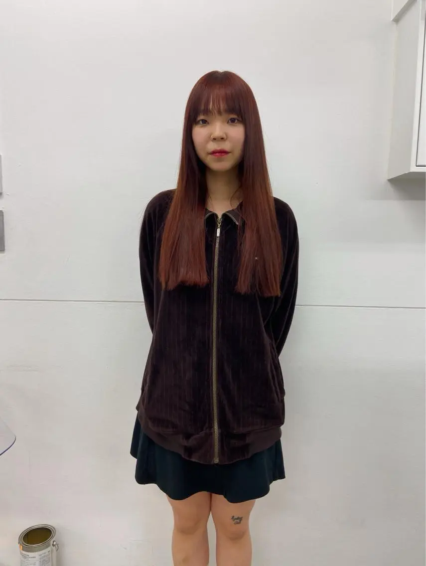 ロング ヘアカラー トリートメント 宮前 俊平のヘアスタイル