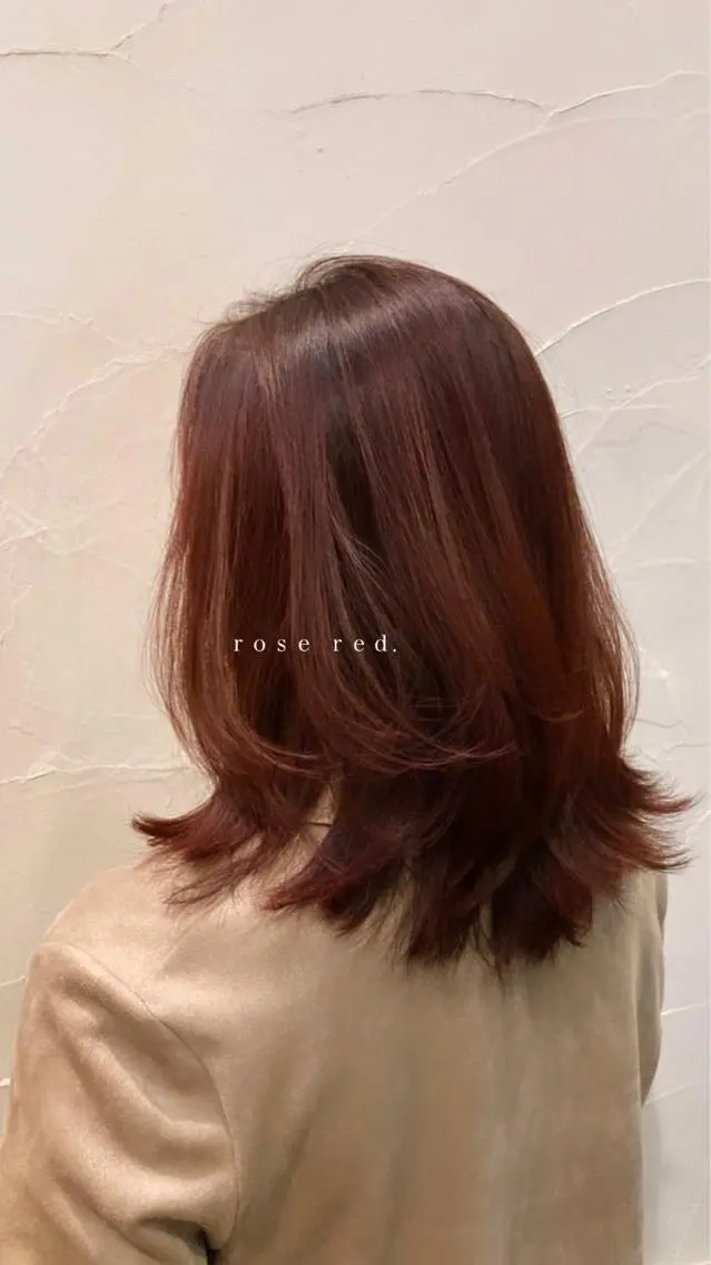 セミロング レイヤーカット パーマ/名古屋パーマ / コデラ ナナホのヘアスタイル