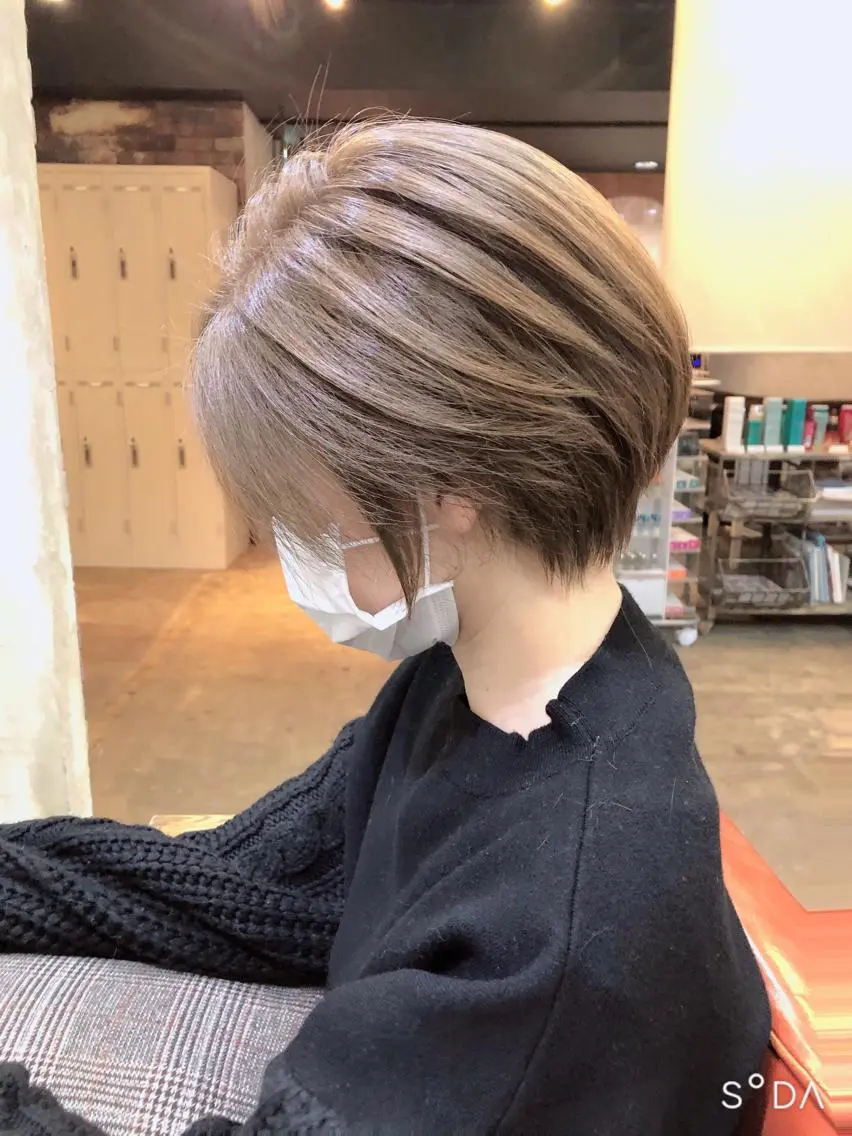 ショート ショートヘア 髪質改善✨ストレート オグ✂️/ショートのヘアスタイル