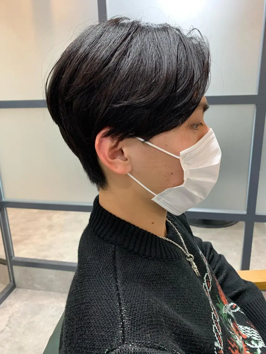 ショート メンズ カット 【S.BROOM】 店長　西川徹のヘアスタイル
