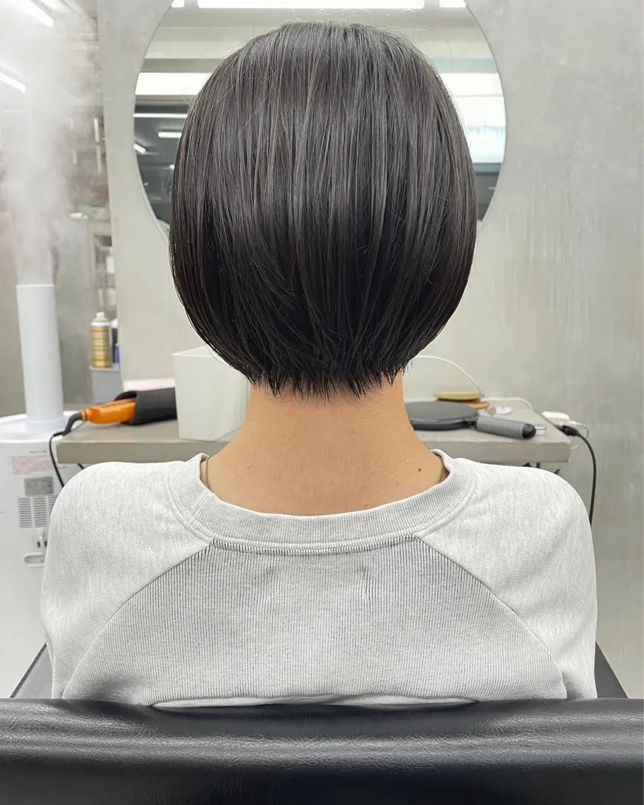 ショート ショートヘア カット トリートメント 👑ボブはお任せ ミヤノ👑のヘアスタイル
