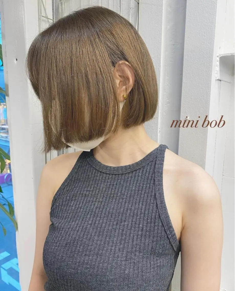 ショート カラー 鈴木早記 insta →saki_03sのヘアスタイル