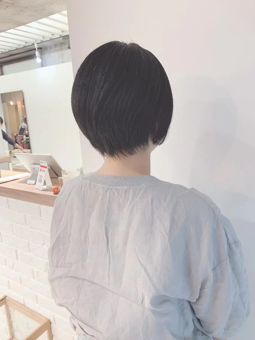 ショート カラー カット ヘアカラー なりたいが叶う ながしまじゅんきのヘアスタイル