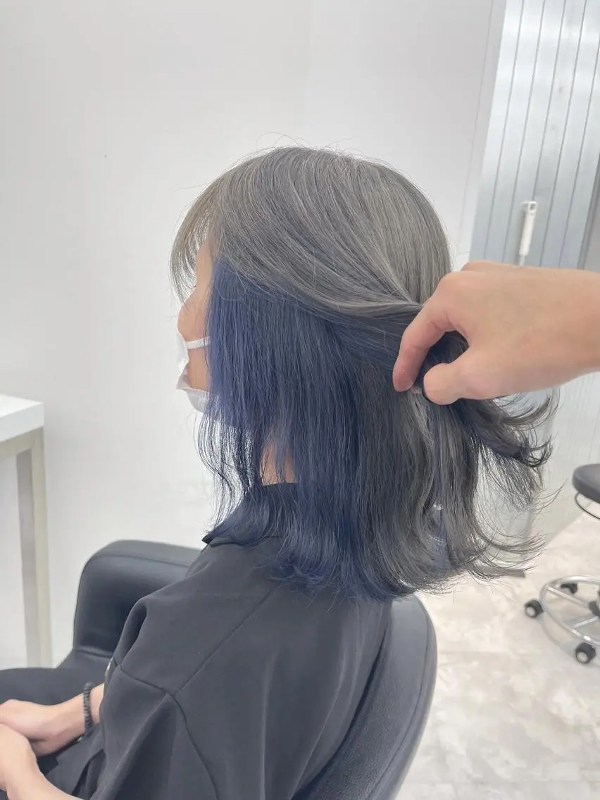 ミディアム ヘアカラー トリートメント ヘッドスパ ヘアセット 🇰🇷韓国スタイル 🇰🇷友輝のヘアスタイル